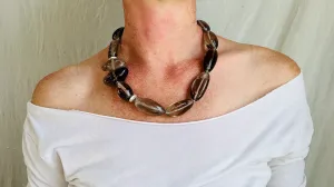 Smoky Quartz Necklace. Atelier Aadya. 2385