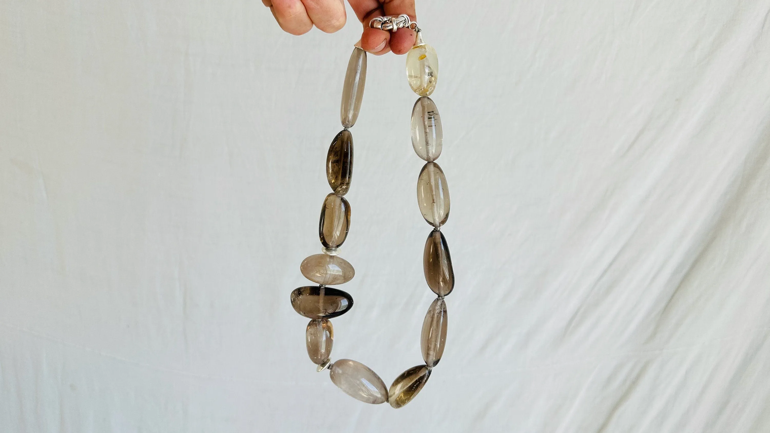 Smoky Quartz Necklace. Atelier Aadya. 2385
