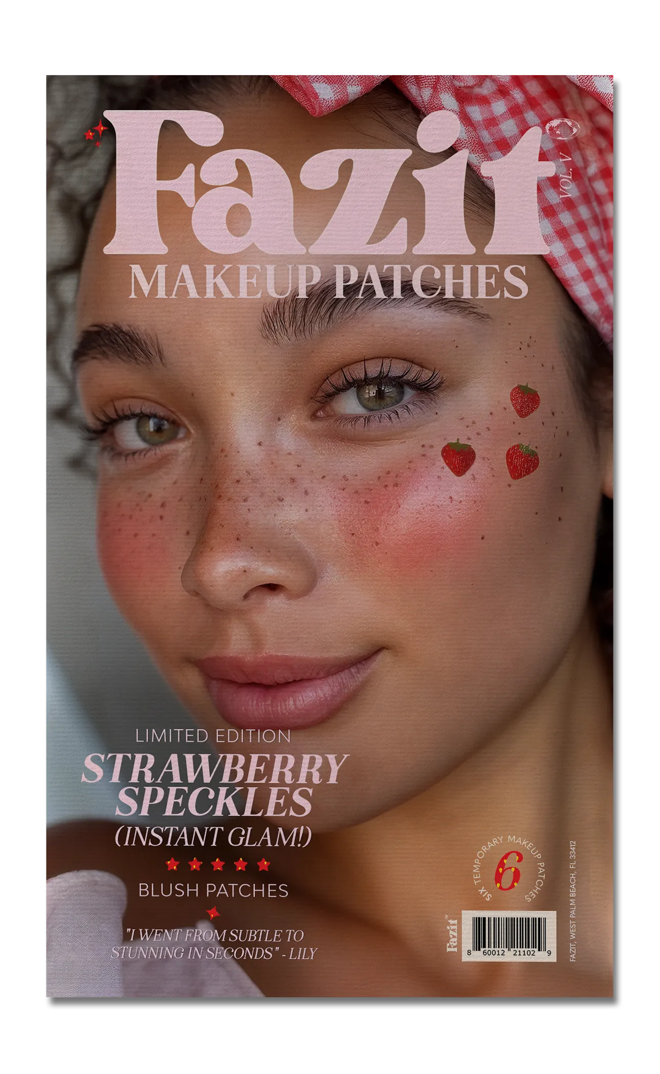 Strawberry Speckles Patches