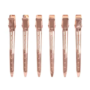 Styling Hair Clips 6pc (Rose Gold)