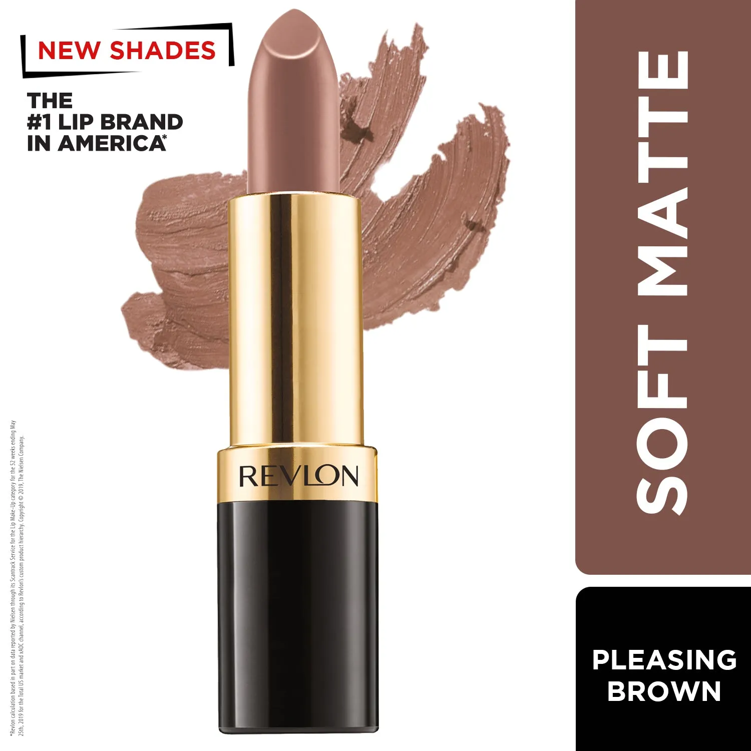 Super Lustrous Lipstick- Bold Matte Pleasing brown