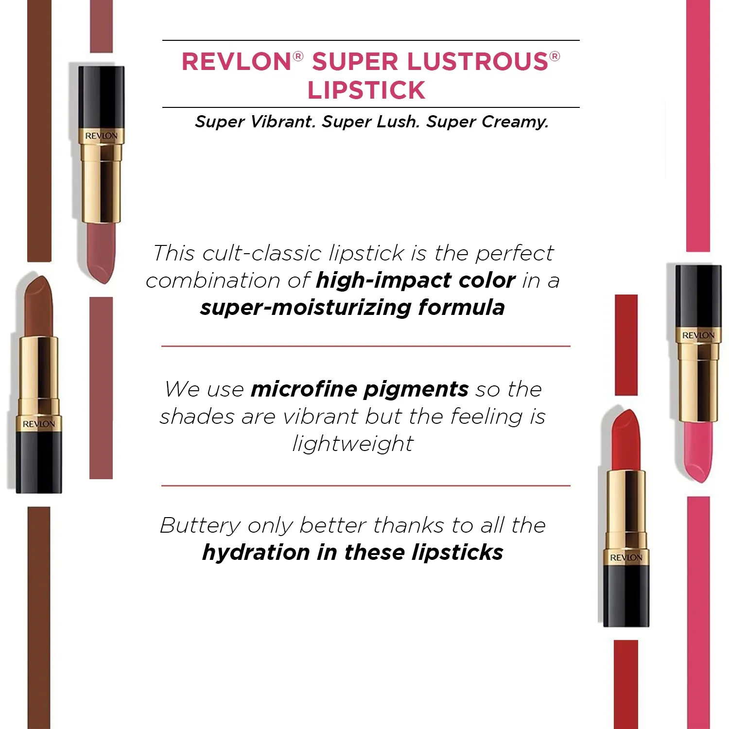 Super Lustrous Lipstick- Bold Matte Pleasing brown