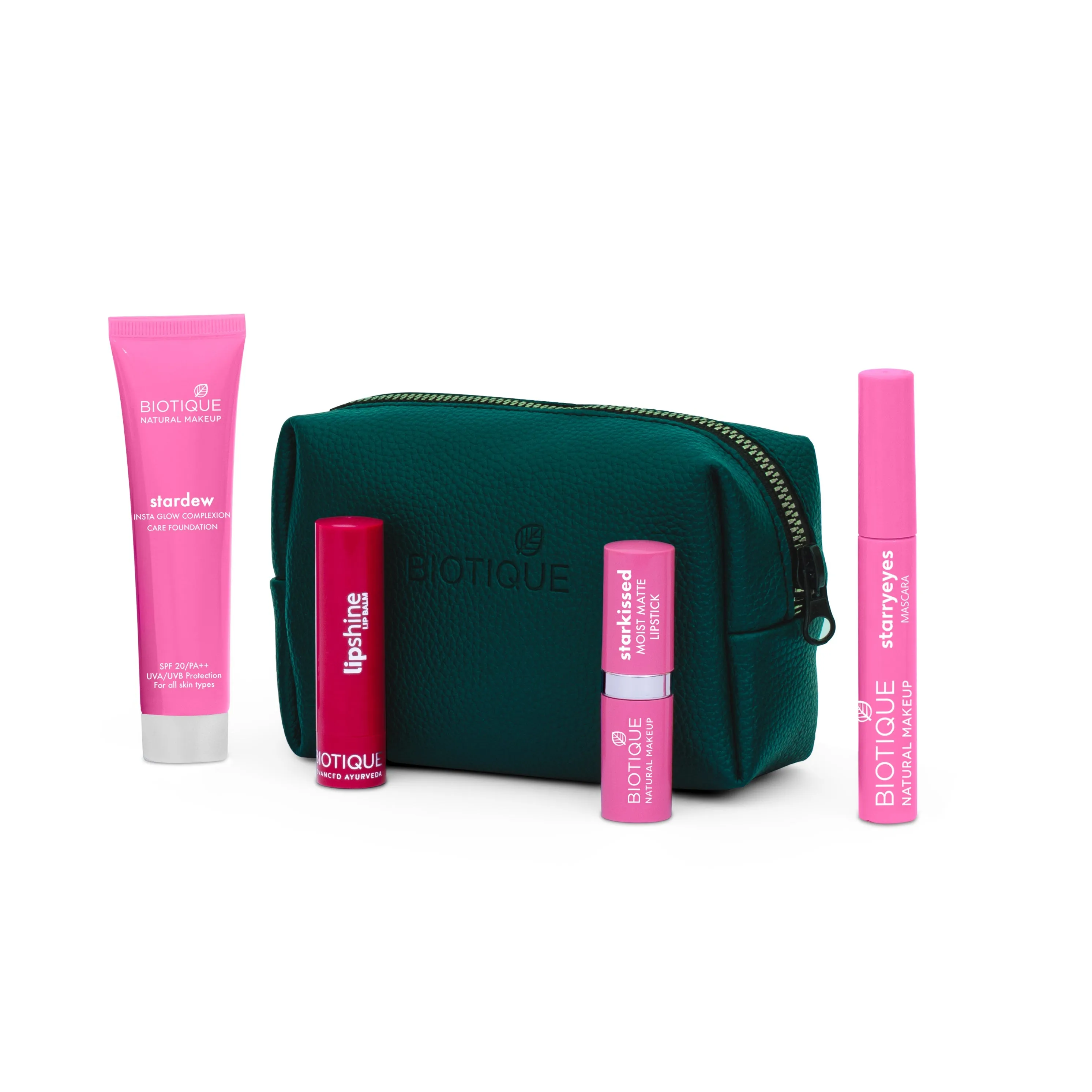 WAKEUP MAKEUP EVERYDAY ESSENTIAL KIT  WITH MAKEUP POUCH