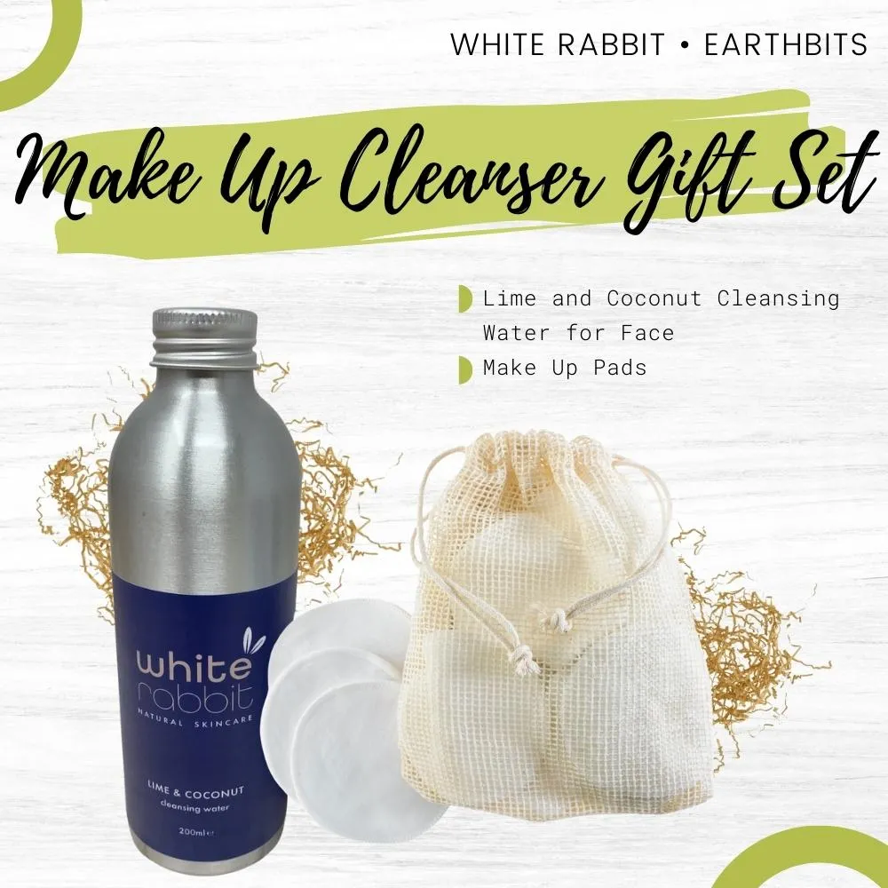 White Rabbit Make Up Cleanser & Make Up Pads Bundle Gift Set