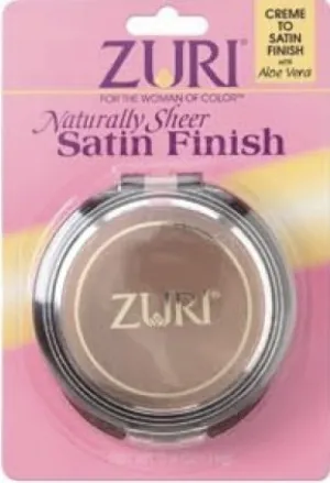 Zuri Naturally Sheer Satin Finish Pressed Powder - Sorrel